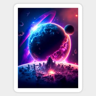 Cosmic Castle Sticker